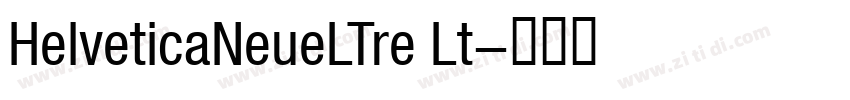 HelveticaNeueLTre Lt字体转换